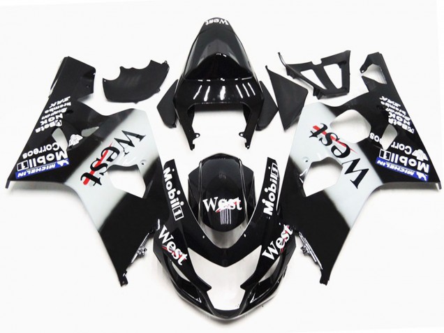 Estilo Brillante West OEM 04-05 Suzuki GSXR 600-750 Carenado Estilo Brillante West OEM 04-05 Suzuki GSXR 600-750 Carenado
