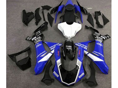 Estilo De Logotipo Azul Brillante 15-19 Yamaha R1 Carenado
