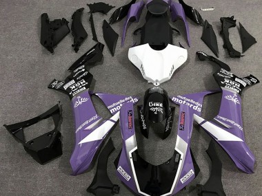 Estilo De Logotipo Morado Brillante 15-19 Yamaha R1 Carenado