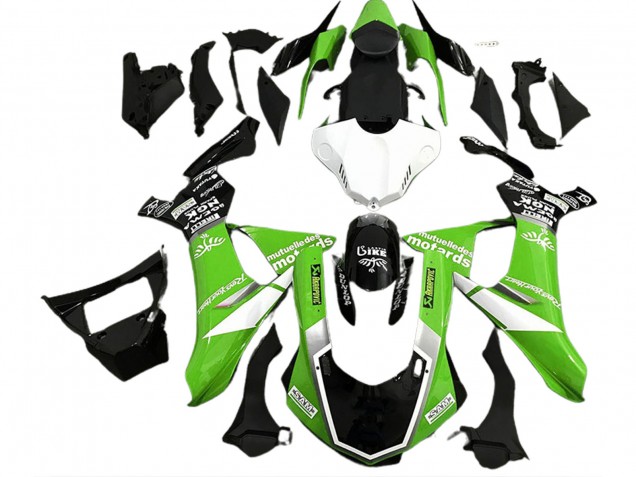 Estilo De Logotipo Verde Brillante 15-19 Yamaha R1 Carenado Estilo De Logotipo Verde Brillante 15-19 Yamaha R1 Carenado
