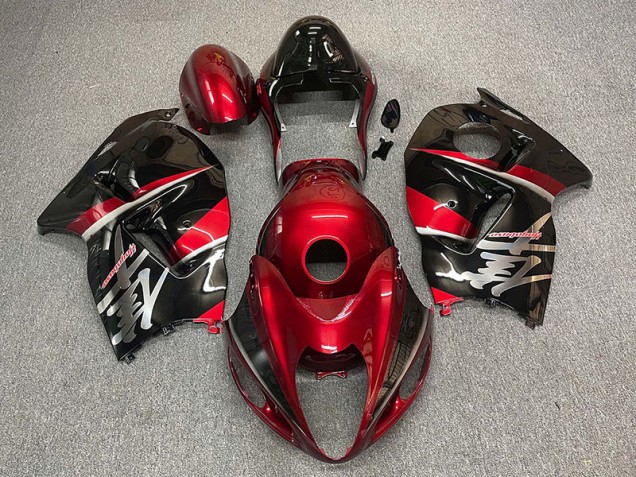 Estilo Granate & Negro 97-07 Suzuki GSXR 1300 Carenado Estilo Granate & Negro 97-07 Suzuki GSXR 1300 Carenado