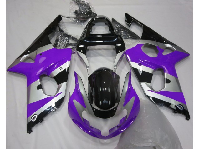 Estilo Morado Plateado OEM 00-02 Suzuki GSXR 1000 Carenado Estilo Morado Plateado OEM 00-02 Suzuki GSXR 1000 Carenado