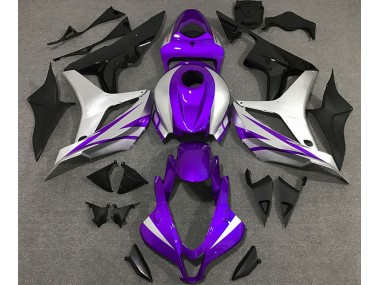 Estilo Morado & Plateado OEM 07-08 Honda CBR600RR Carenado