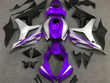 Estilo Morado & Plateado OEM 07-08 Honda CBR600RR Carenado
