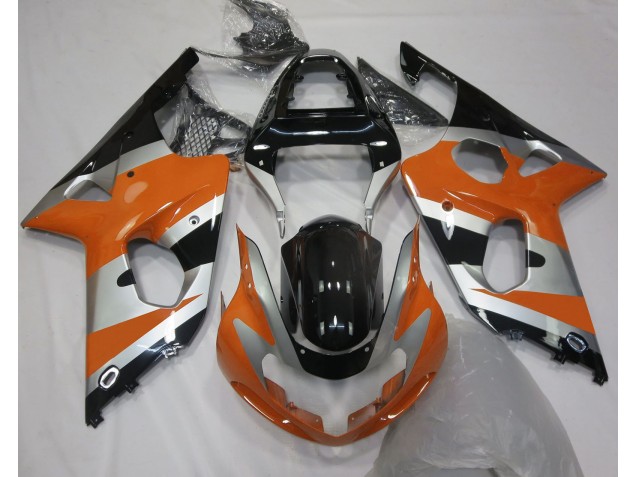 Estilo Naranja Plateado OEM 00-02 Suzuki GSXR 1000 Carenado Estilo Naranja Plateado OEM 00-02 Suzuki GSXR 1000 Carenado