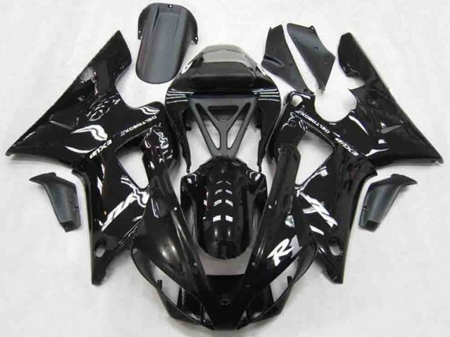 Estilo Negro Brillante 00-01 Yamaha R1 Carenado Estilo Negro Brillante 00-01 Yamaha R1 Carenado