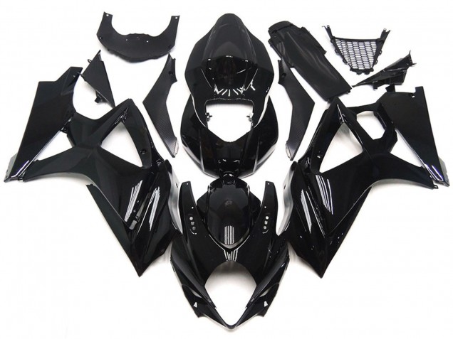 Estilo Negro Brillante & Elegante 07-08 Suzuki GSXR 1000 Carenado Estilo Negro Brillante & Elegante 07-08 Suzuki GSXR 1000 Carenado