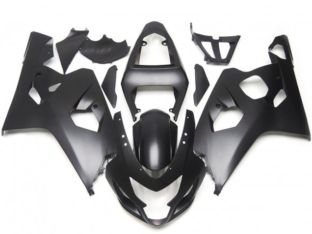 Estilo Negro Mate 04-05 Suzuki GSXR 600-750 Carenado Estilo Negro Mate 04-05 Suzuki GSXR 600-750 Carenado