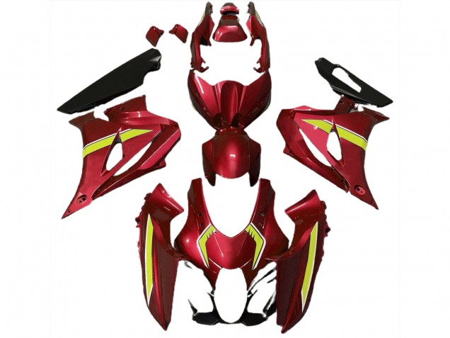 Estilo Original Rojo 17-23 Suzuki GSXR 1000 Carenado