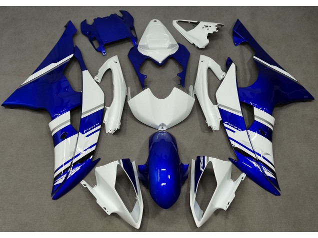 Estilo Personalizado OEM Azul & Blanco 08-16 Yamaha R6 Carenado Estilo Personalizado OEM Azul & Blanco 08-16 Yamaha R6 Carenado