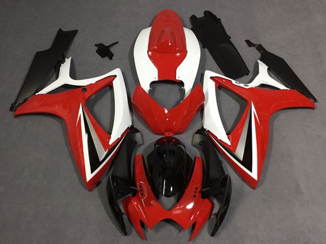 Estilo Rojo 06-07 Suzuki GSXR 600-750 Carenado Estilo Rojo 06-07 Suzuki GSXR 600-750 Carenado