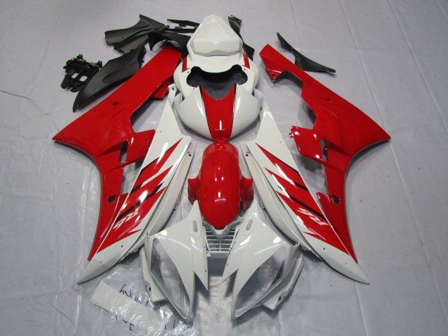 Estilo Rojo & Blanco 06-07 Yamaha R6 Carenado Estilo Rojo & Blanco 06-07 Yamaha R6 Carenado