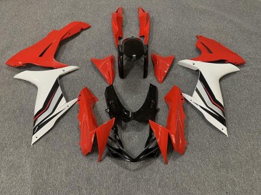 Estilo Rojo & Blanco Brillante 11-24 Suzuki GSXR 600-750 Carenado