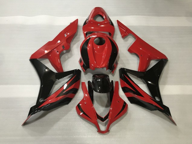 Estilo Rojo Metálico OEM 07-08 Honda CBR600RR Carenado Estilo Rojo Metálico OEM 07-08 Honda CBR600RR Carenado