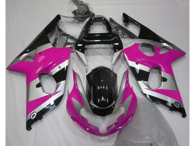 Estilo Rosa Plateado OEM 00-02 Suzuki GSXR 1000 Carenado Estilo Rosa Plateado OEM 00-02 Suzuki GSXR 1000 Carenado