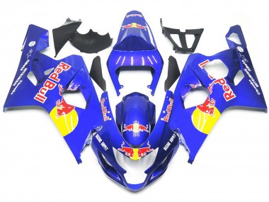 Estilo Vibrante Azul Rojo Toro 04-05 Suzuki GSXR 600-750 Carenado