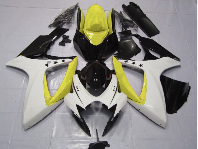 Estrella Amarilla 06-07 Suzuki GSXR 600-750 Carenado Estrella Amarilla 06-07 Suzuki GSXR 600-750 Carenado