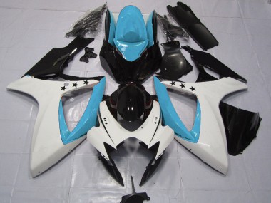 Estrella Azul Claro 06-07 Suzuki GSXR 600-750 Carenado