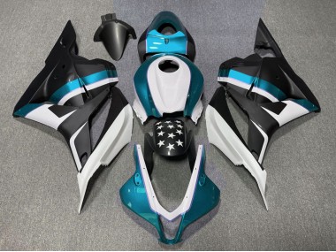 Estrella Negra Mate & Azul Claro 09-12 Honda CBR600RR Carenado