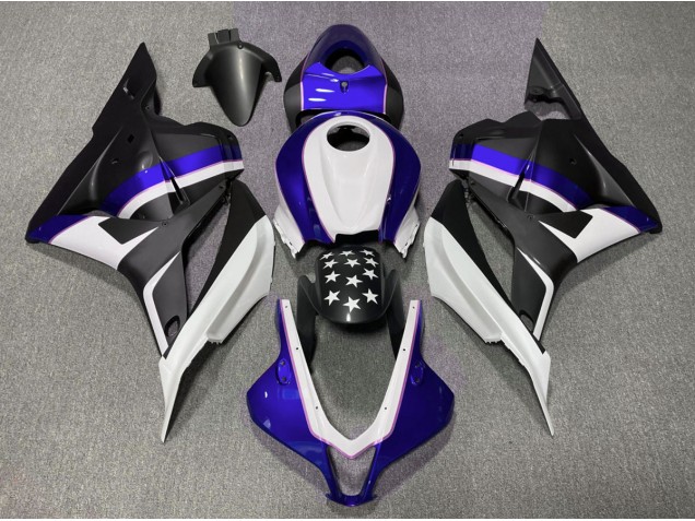 Estrella Negra Mate & Azul Oscuro 09-12 Honda CBR600RR Carenado Estrella Negra Mate & Azul Oscuro 09-12 Honda CBR600RR Carenado