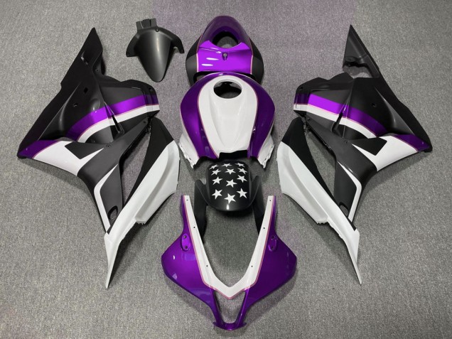 Estrella Negra Mate & Morada 09-12 Honda CBR600RR Carenado Estrella Negra Mate & Morada 09-12 Honda CBR600RR Carenado