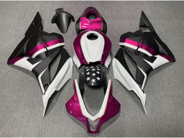 Estrella Negra Mate & Rosa 09-12 Honda CBR600RR Carenado