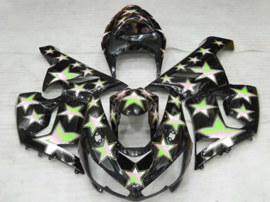 Estrella Verde 05-06 Kawasaki ZX6R Carenado