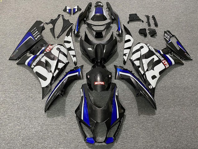 Fibra De Carbono Estilo & Azul 17-23 Suzuki GSXR 1000 Carenado Fibra De Carbono Estilo & Azul 17-23 Suzuki GSXR 1000 Carenado