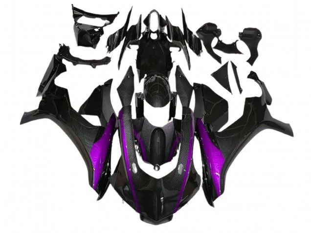 Fibra De Carbono Estilo & Morado 15-19 Yamaha R1 Carenado Fibra De Carbono Estilo & Morado 15-19 Yamaha R1 Carenado