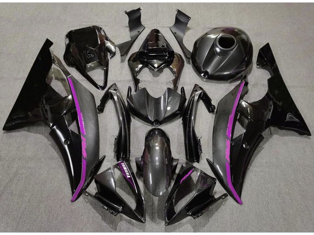 Fibra De Carbono & Rosa 08-16 Yamaha R6 Carenado Fibra De Carbono & Rosa 08-16 Yamaha R6 Carenado