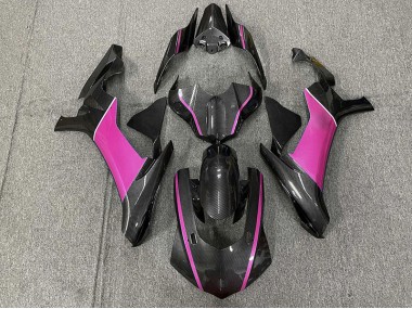 Fibra De Carbono & Rosa 15-19 Yamaha R1 Carenado