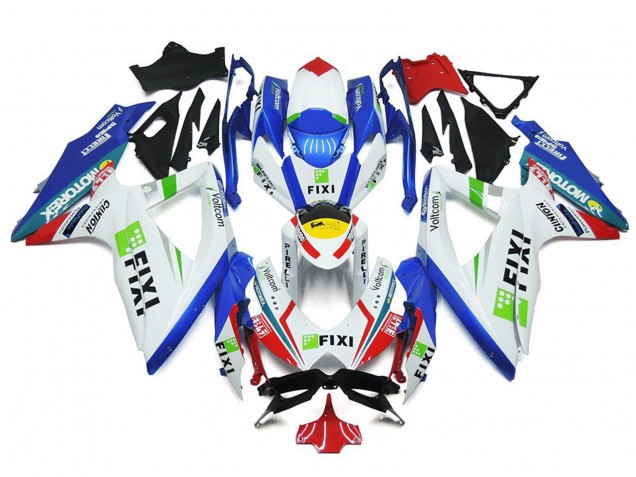 Fixi Personalizado 08-10 Suzuki GSXR 600-750 Carenado Fixi Personalizado 08-10 Suzuki GSXR 600-750 Carenado