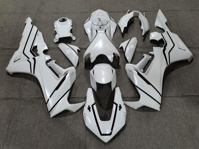 Forro Blanco Perla & Negro 17-23 Honda CBR1000RR Carenado Forro Blanco Perla & Negro 17-23 Honda CBR1000RR Carenado