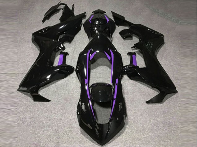 Forro Negro Brillante & Morado 17-23 Honda CBR1000RR Carenado Forro Negro Brillante & Morado 17-23 Honda CBR1000RR Carenado