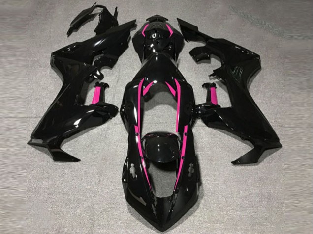 Forro Negro Brillante & Rosa 17-23 Honda CBR1000RR Carenado Forro Negro Brillante & Rosa 17-23 Honda CBR1000RR Carenado
