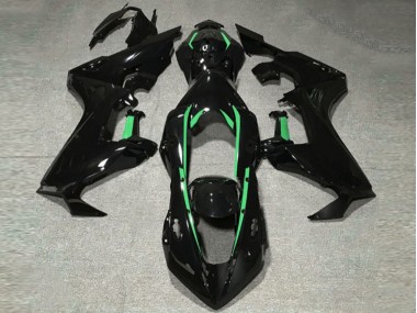 Forro Negro Brillante & Verde Bosque 17-23 Honda CBR1000RR Carenado