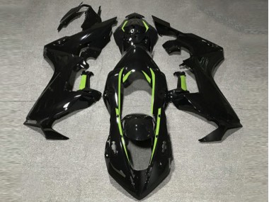 Forro Negro Brillante & Verde Lima 17-23 Honda CBR1000RR Carenado