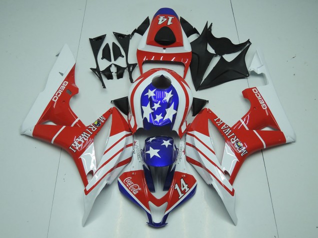Geico 14 07-08 Honda CBR600RR Carenado Geico 14 07-08 Honda CBR600RR Carenado
