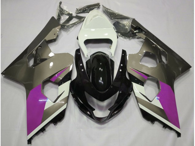 Gris Brillante 04-05 Suzuki GSXR 600-750 Carenado Gris Brillante 04-05 Suzuki GSXR 600-750 Carenado