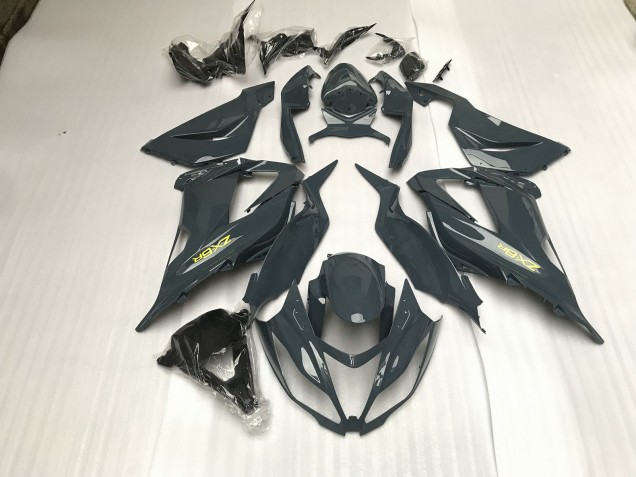 Gris Brillante 13-18 Kawasaki ZX6R Carenado Gris Brillante 13-18 Kawasaki ZX6R Carenado