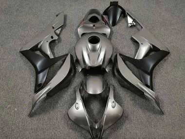 Gris Brillante & Negro 07-08 Honda CBR600RR Carenado