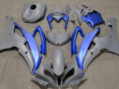 Gris Mate & Azul 08-16 Yamaha R6 Carenado