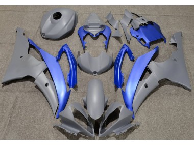 Gris Mate & Azul 08-16 Yamaha R6 Carenado