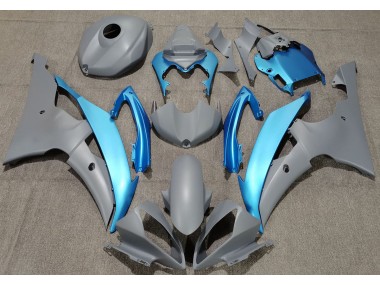 Gris Mate & Azul Cielo 08-16 Yamaha R6 Carenado
