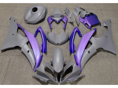 Gris Mate & Morado 08-16 Yamaha R6 Carenado