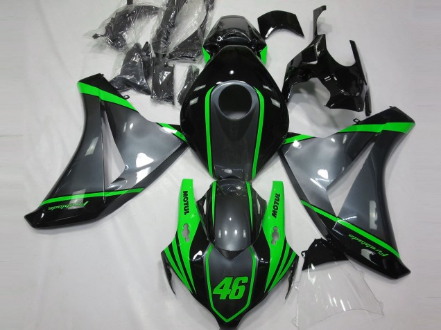 Gris Motul & Verde 08-11 Honda CBR1000RR Carenado Gris Motul & Verde 08-11 Honda CBR1000RR Carenado