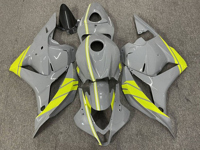 Gris Nardo & Amarillo Alta Visibilidad 09-12 Honda CBR600RR Carenado