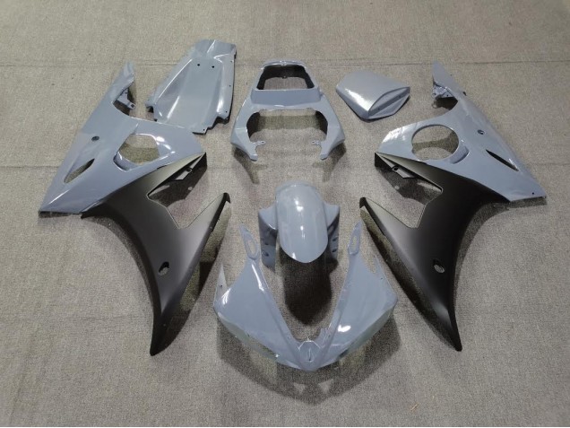 Gris & Negro Mate 03-04 Yamaha R6 Carenado Gris & Negro Mate 03-04 Yamaha R6 Carenado