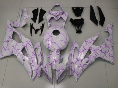 Iluminación Morada 08-16 Yamaha R6 Carenado
