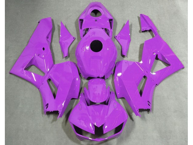 Liso Púrpura Brillo 13-23 Honda CBR600RR Carenado Liso Púrpura Brillo 13-23 Honda CBR600RR Carenado